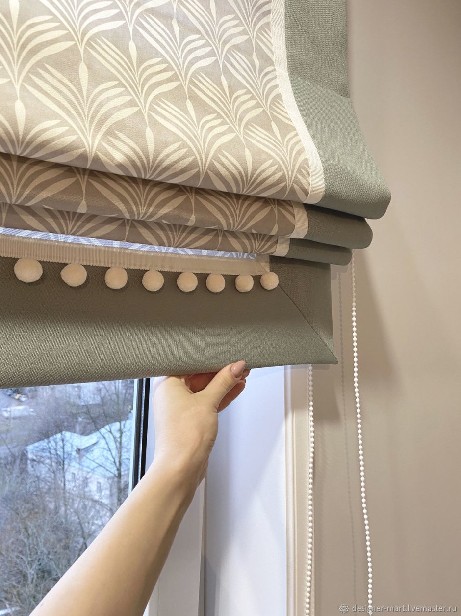 Римские шторы на лоджию