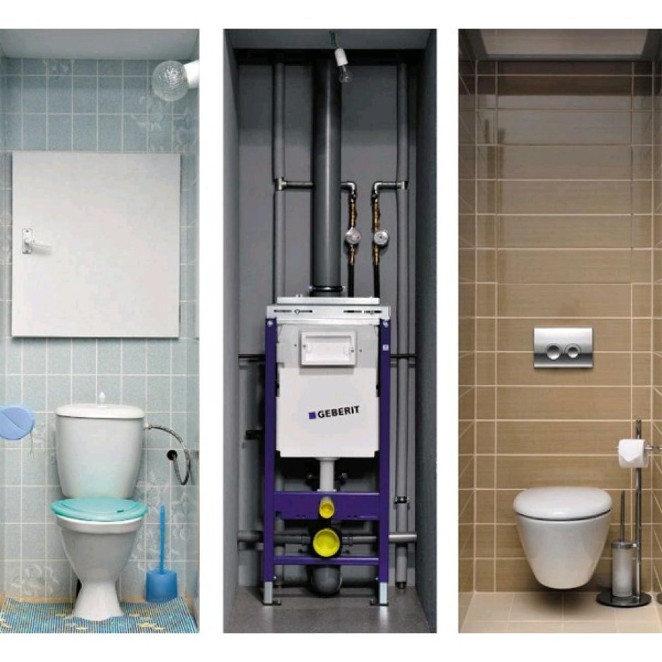 Встраиваемый шкаф в туалет