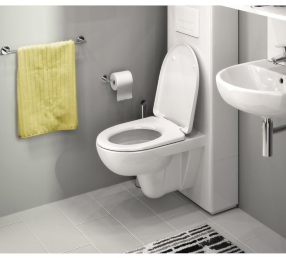 Деко туалета с инсталяцией