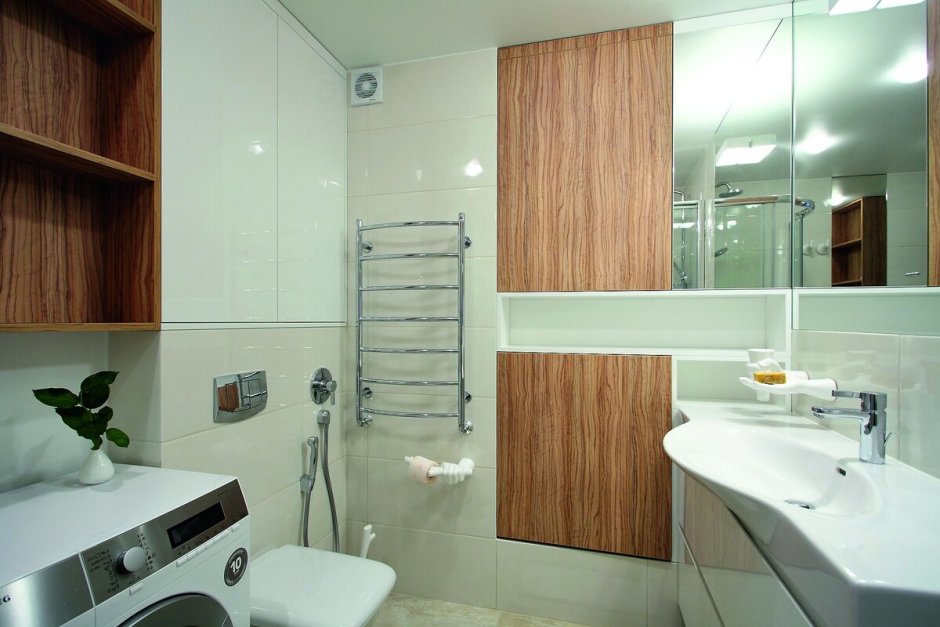 Ванная комната в квартире студии