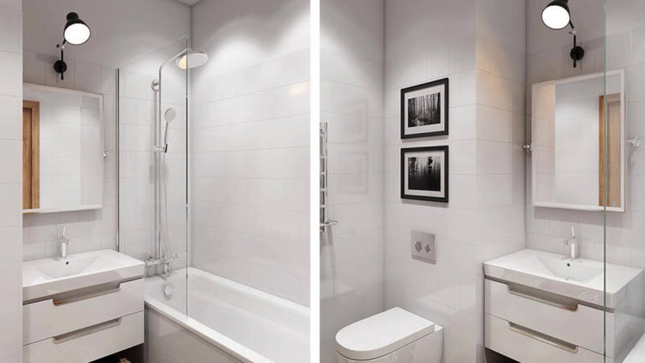 Ванная в однушке