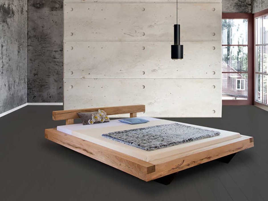 Кровать из бруса