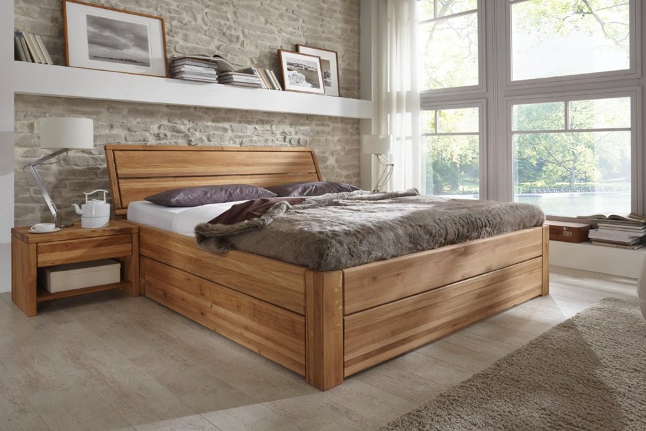 Кровать 180х200 массив лофт