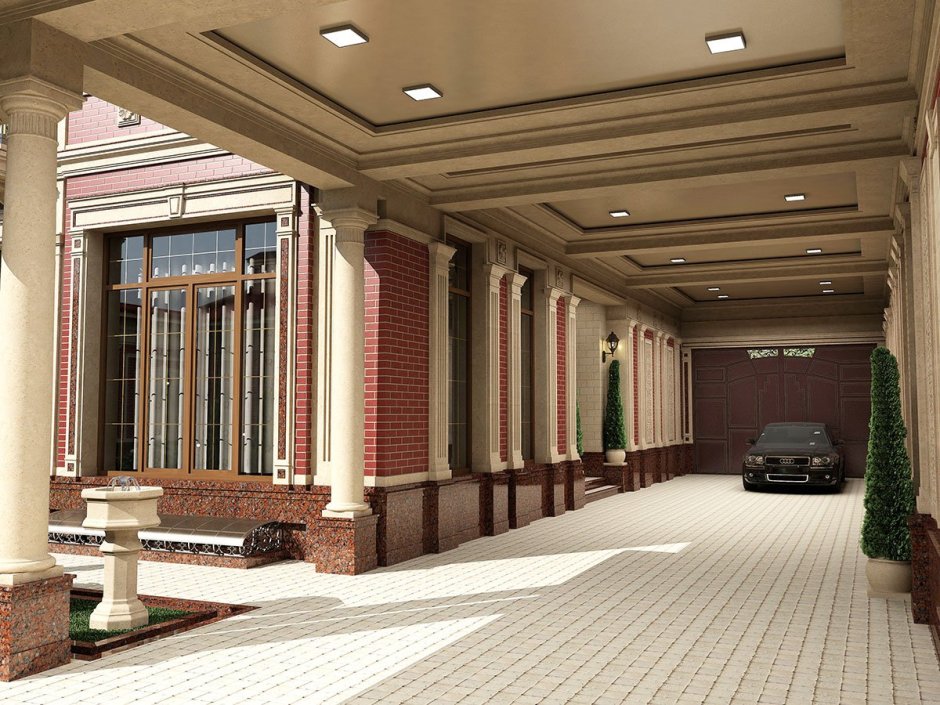 Травертин фасад Узбекистан Андижан