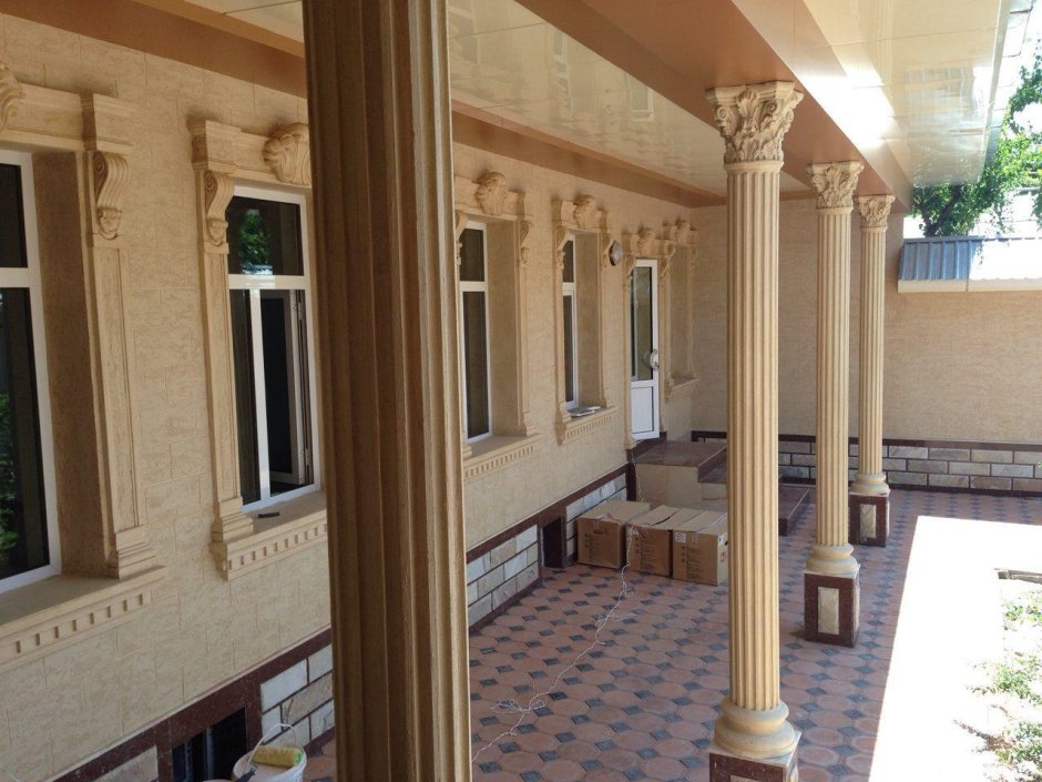 Фасад уйлар Узбекистан тош