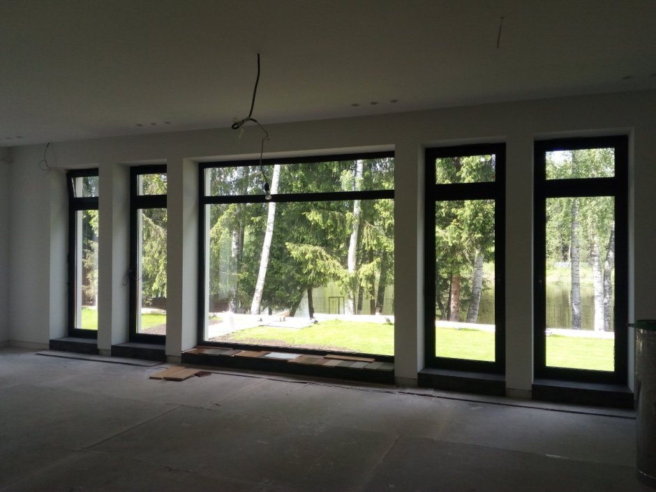 Глухое панорамное окно