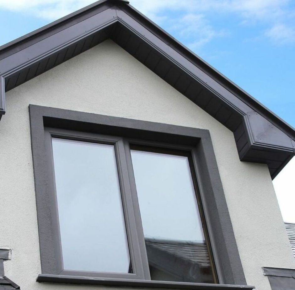 Пластиковые окна серого цвета