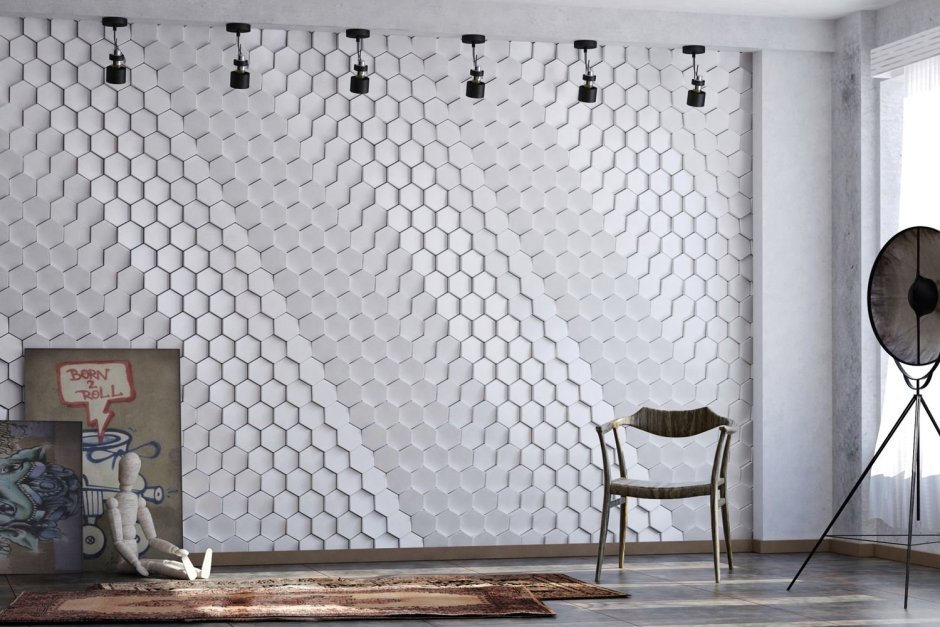 3д панель сота принт n330