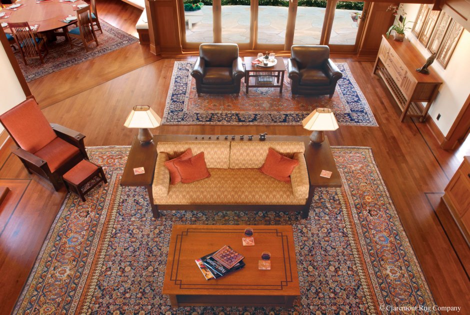 Расположение ковра