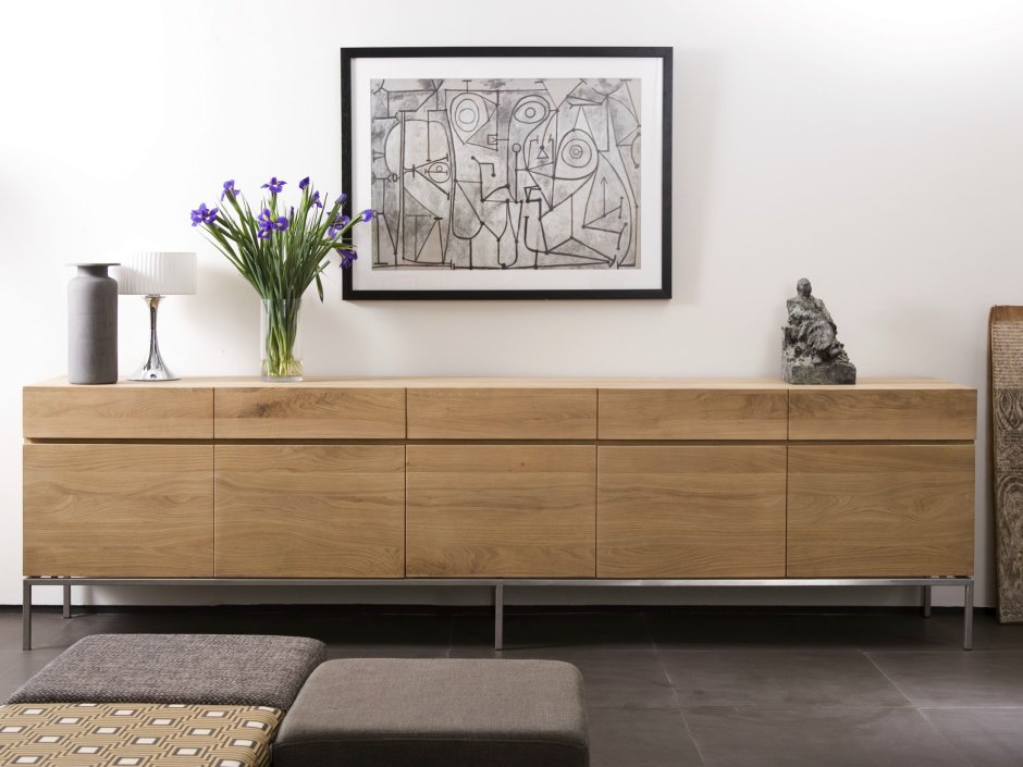 Комод со стеклом Gabriella-001 Sideboard