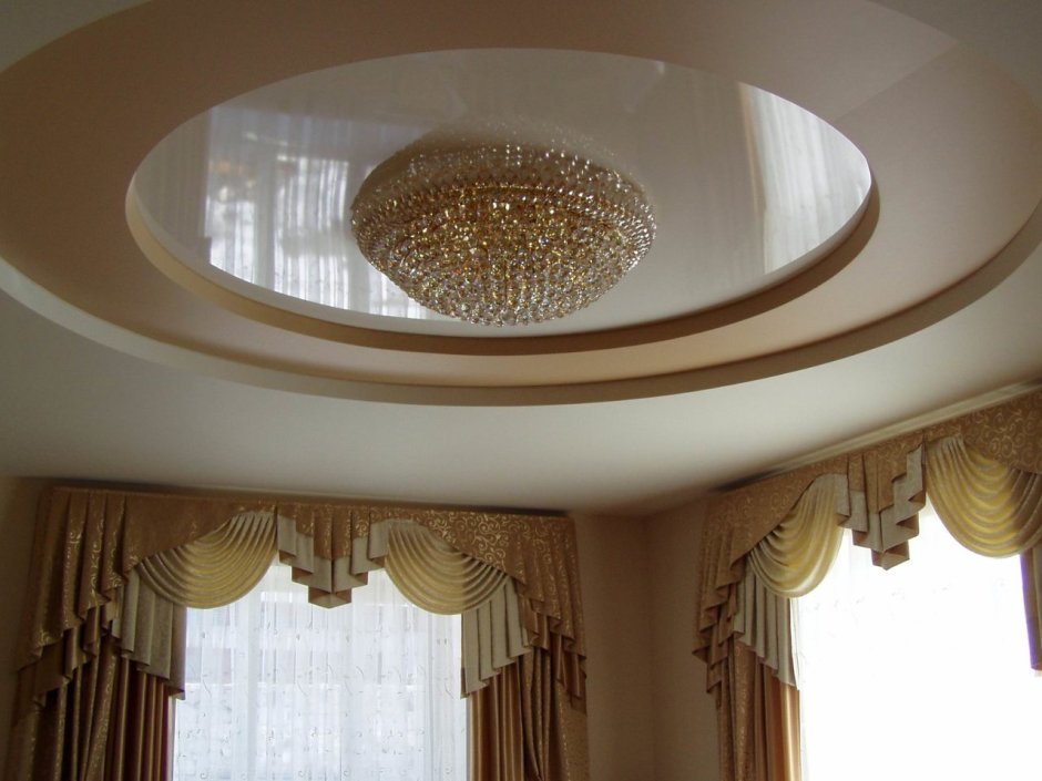 Фигурные потолки из гипсокартона