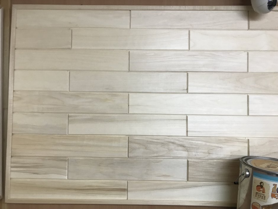 Стеновой паркет из липы