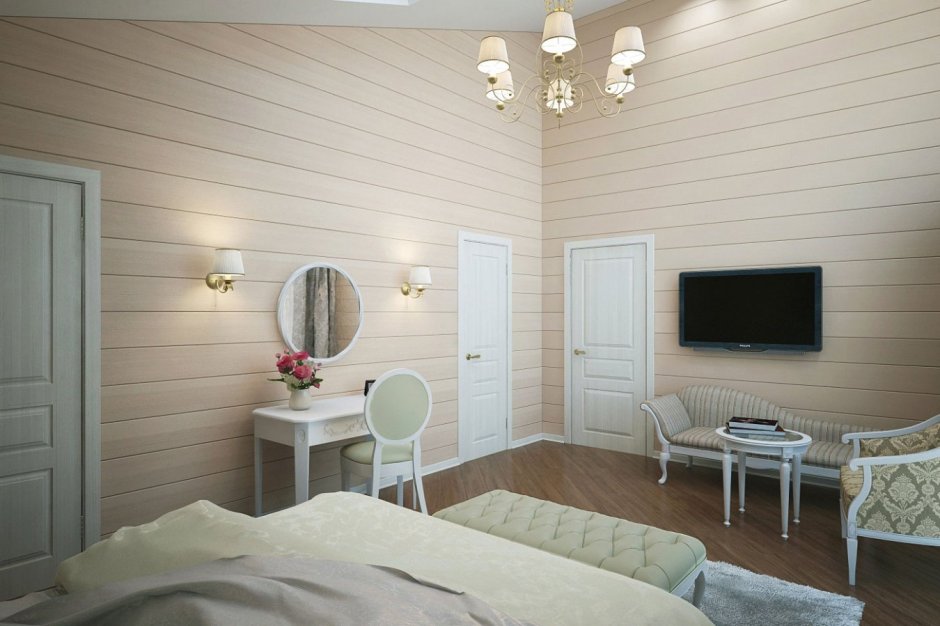 Евровагонка в интерьере