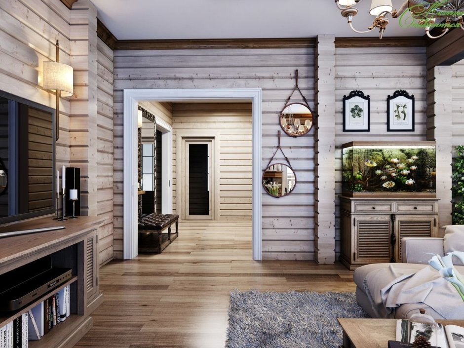 Вагонка в интерьере