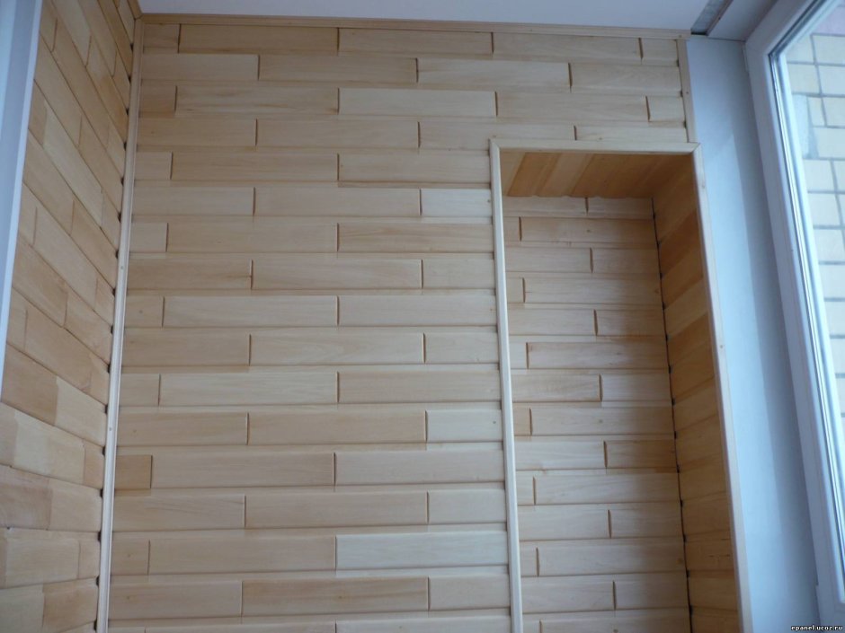 Вагонка липа кирпичиком