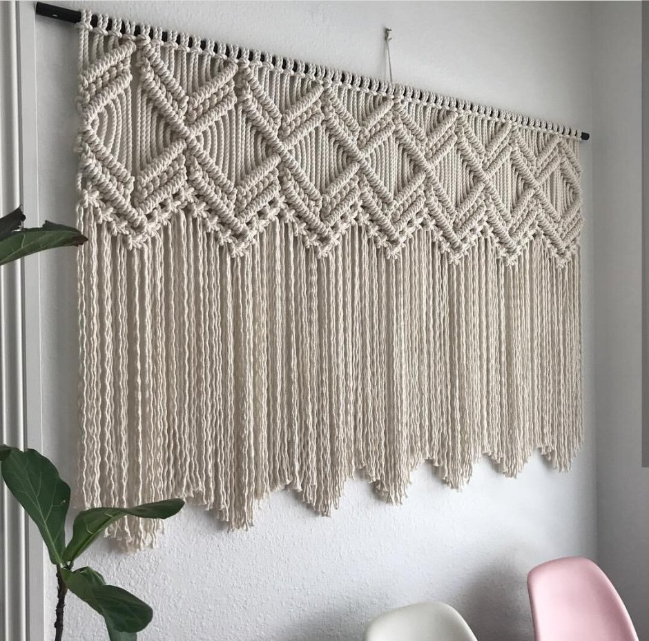 Макраме шторка