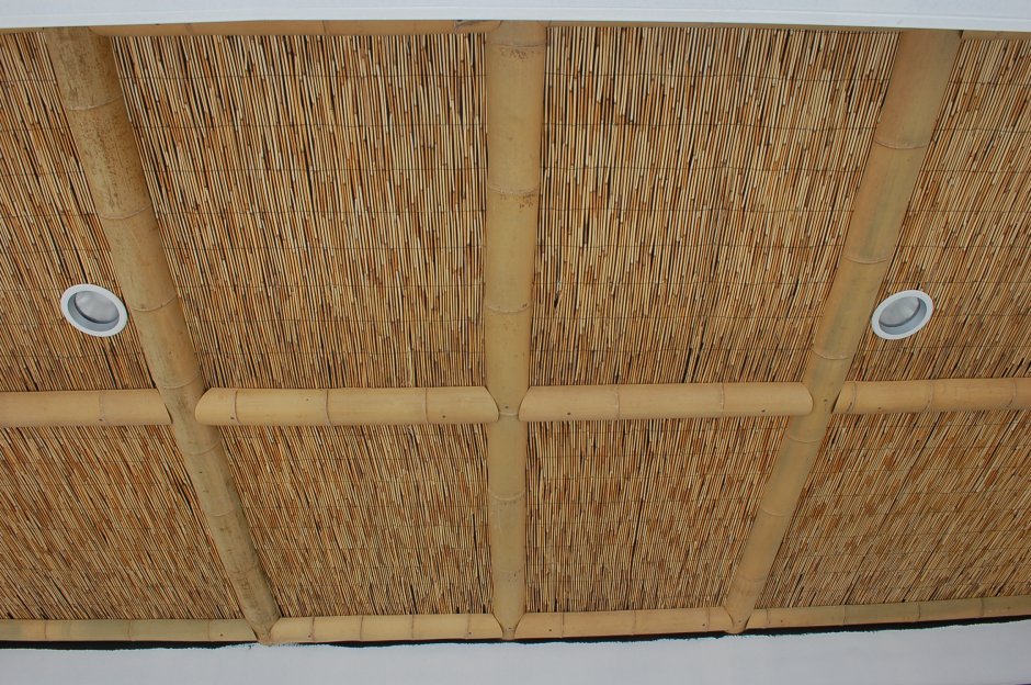 Потолок из бамбукового полотна