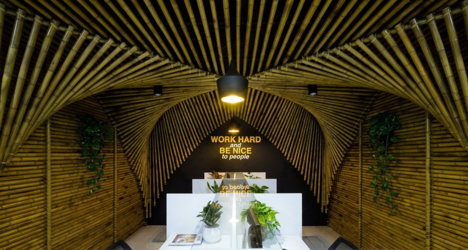 Бамбуковый потолок