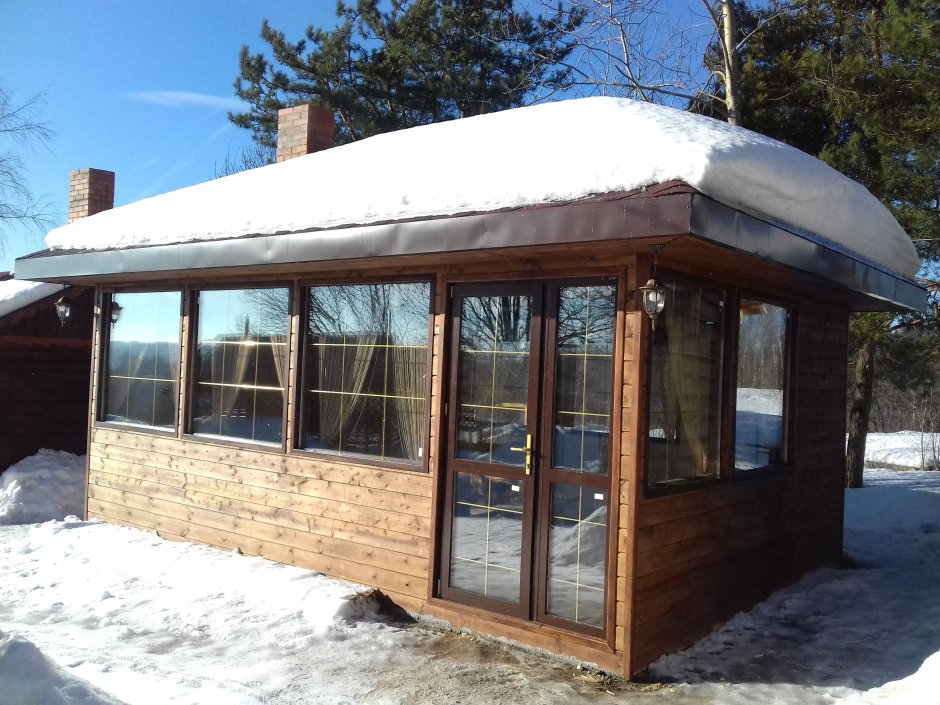 Беседка полузакрытая