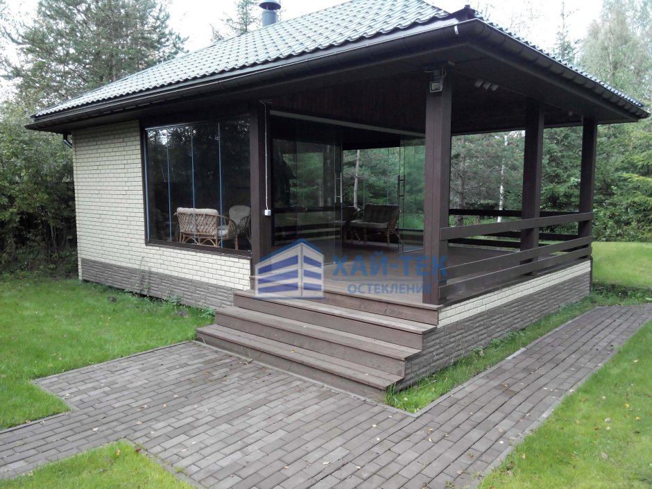 Летняя кухня с террасой