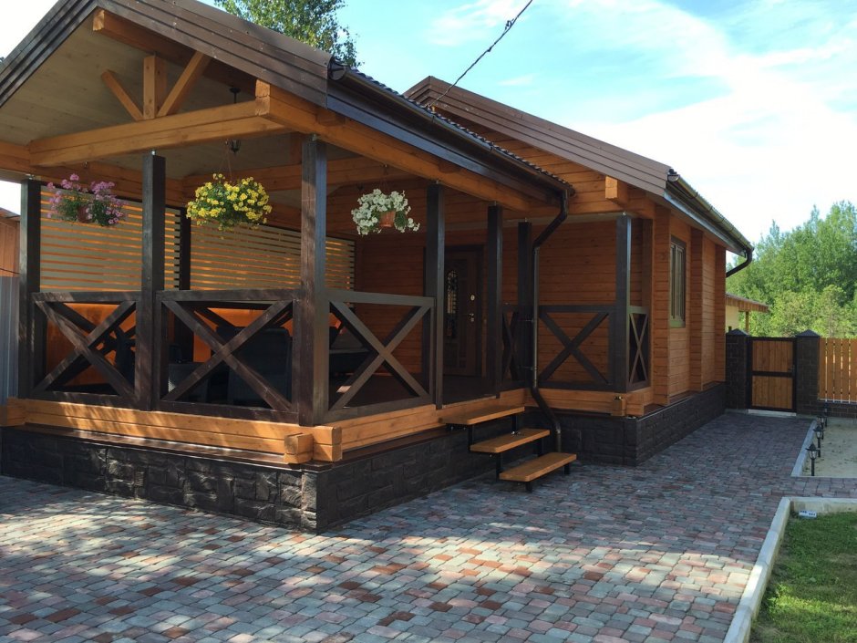 Беседки с мангалом 5на10м