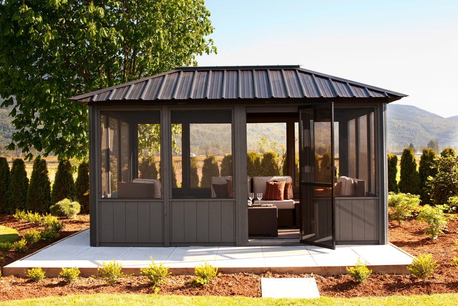 Веранда с барбекю