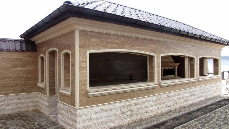 Дагестанский травертин для фасада