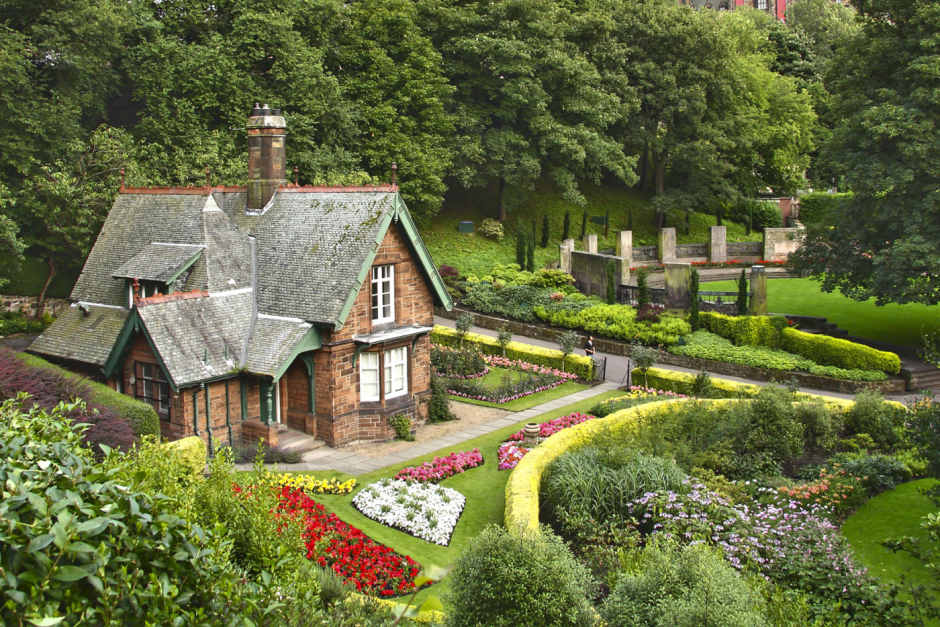Домик садовника принцесс-стрит Эдинбург
