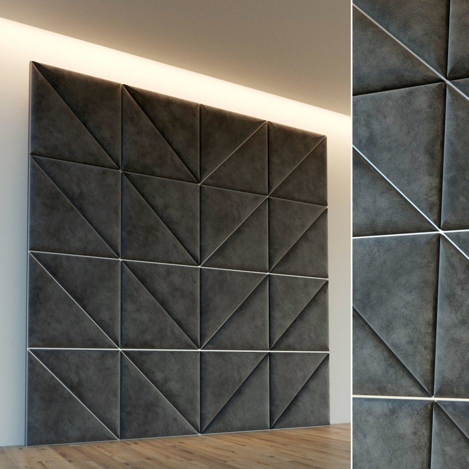 Мягкие панели на стену в спальню