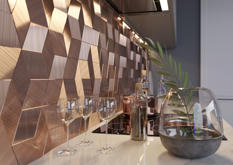 Фартук для кухни «мозаика»