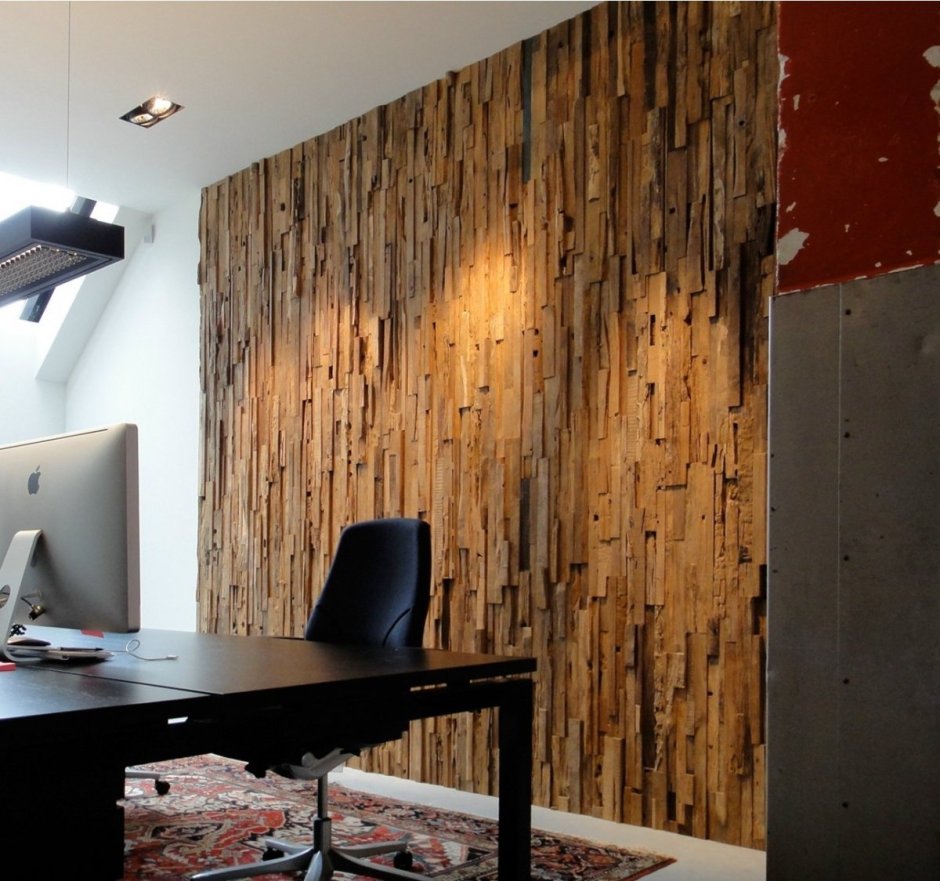 Обрезная доска стена