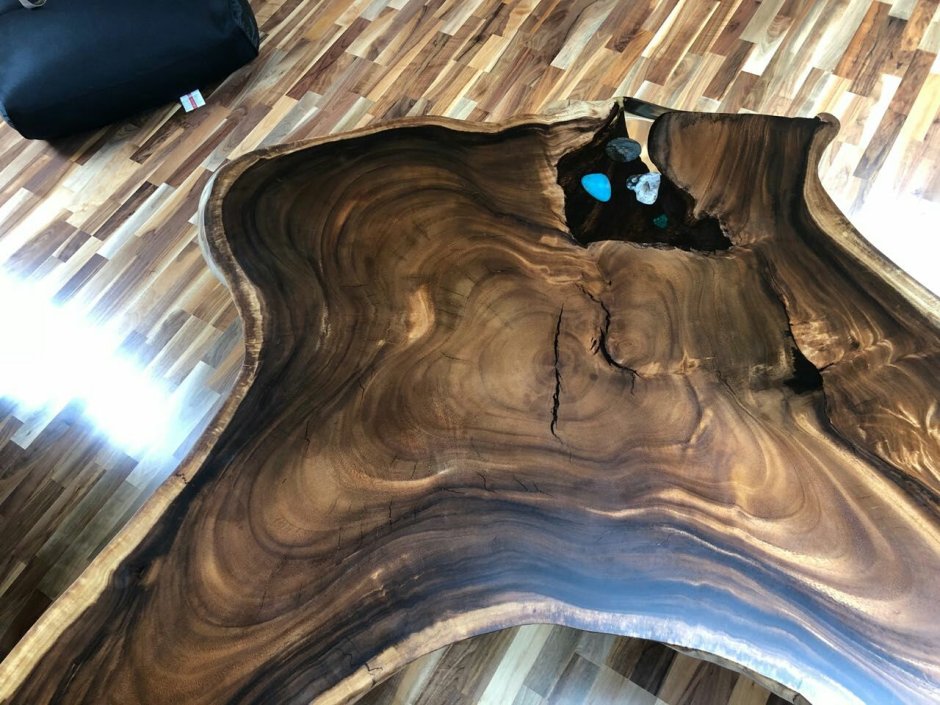 Спилы дерева для декора стены