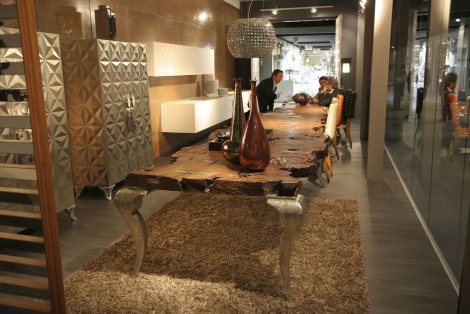 Полка из слэба лофт