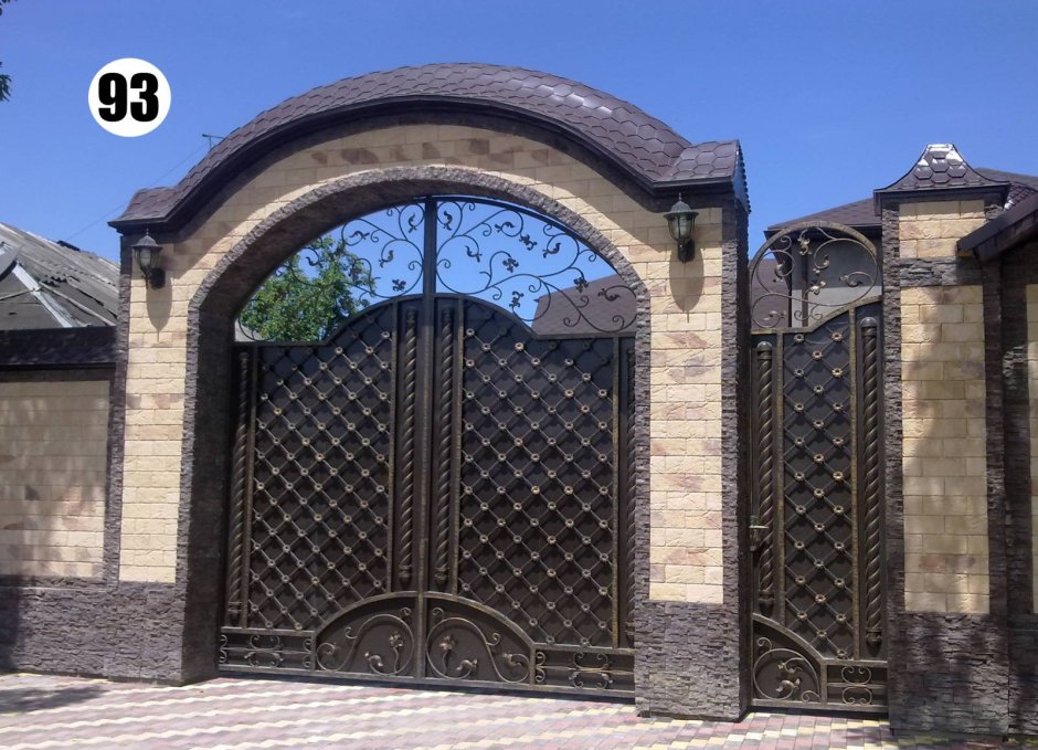 Кованые ворота Чечня Нойбер