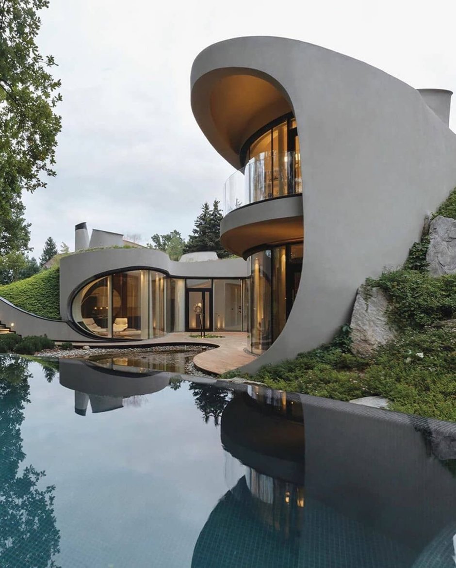 Дом бионическая архитектура