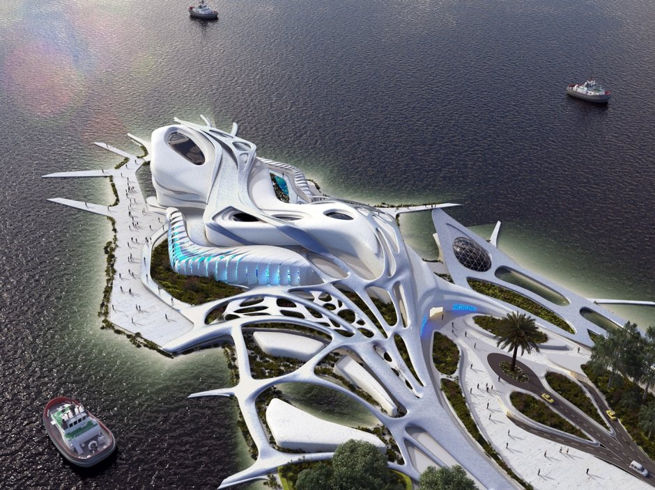 Стиль Бионика в ландшафте