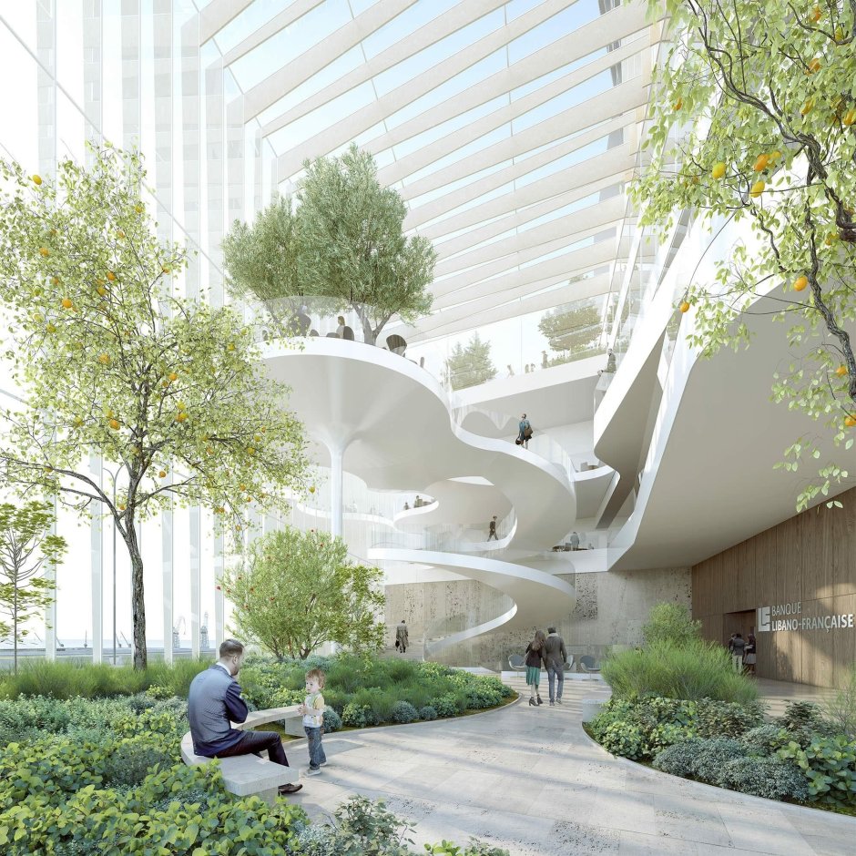 Кафе в стиле футуризм