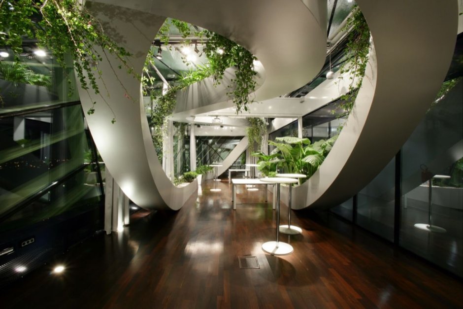 Биотек футуризм архитектура
