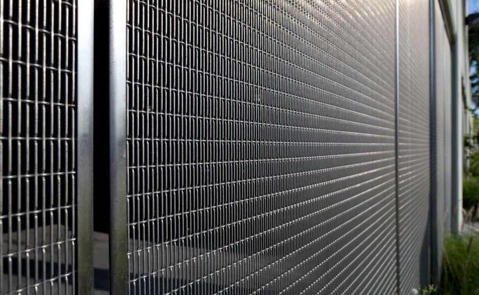 Панели из сетки декоративные