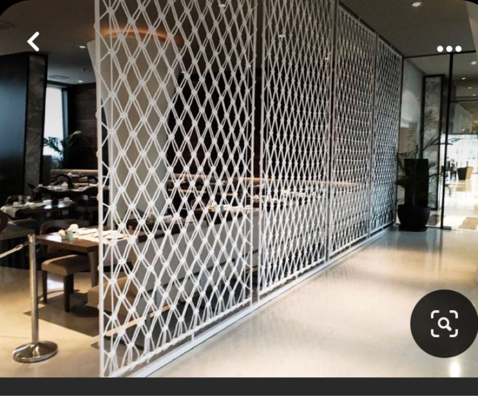 Перегородка из веревок