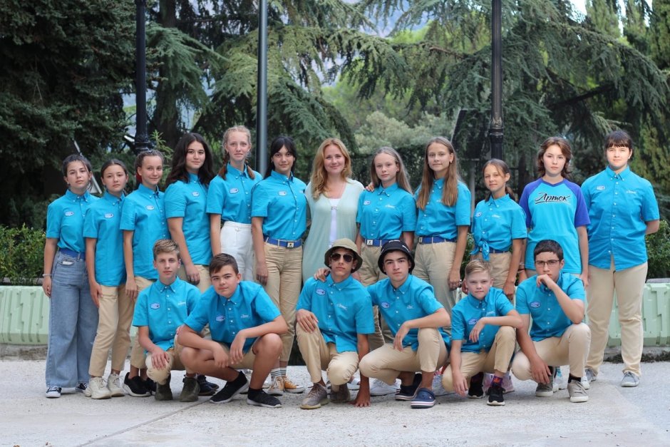 Артек отряд Альфа лагерь морской