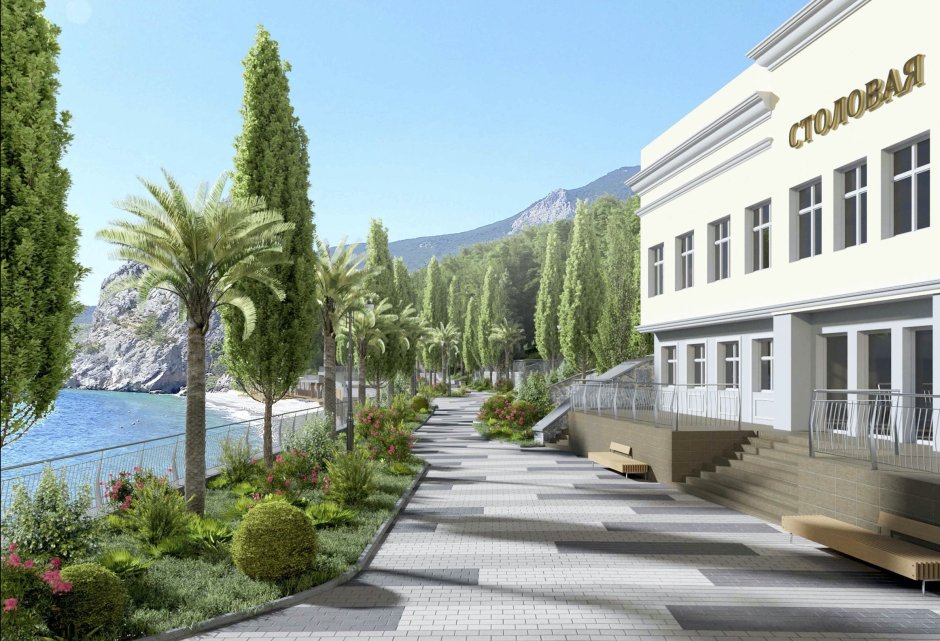 Артек летняя эстрады Лазурный