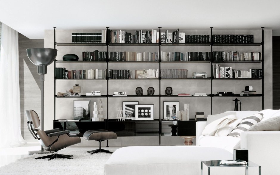 Библиотека в стиле Модерн