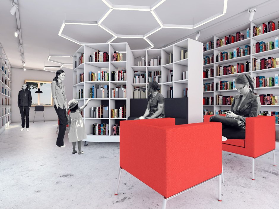 Цвет стен в модельной библиотеке