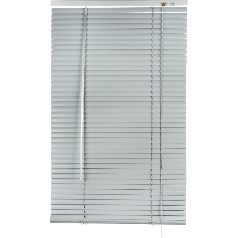 Жалюзи, 70 мм (4 ламели), серебро, l-2600
