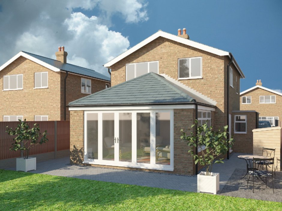 Трехскатная крыша