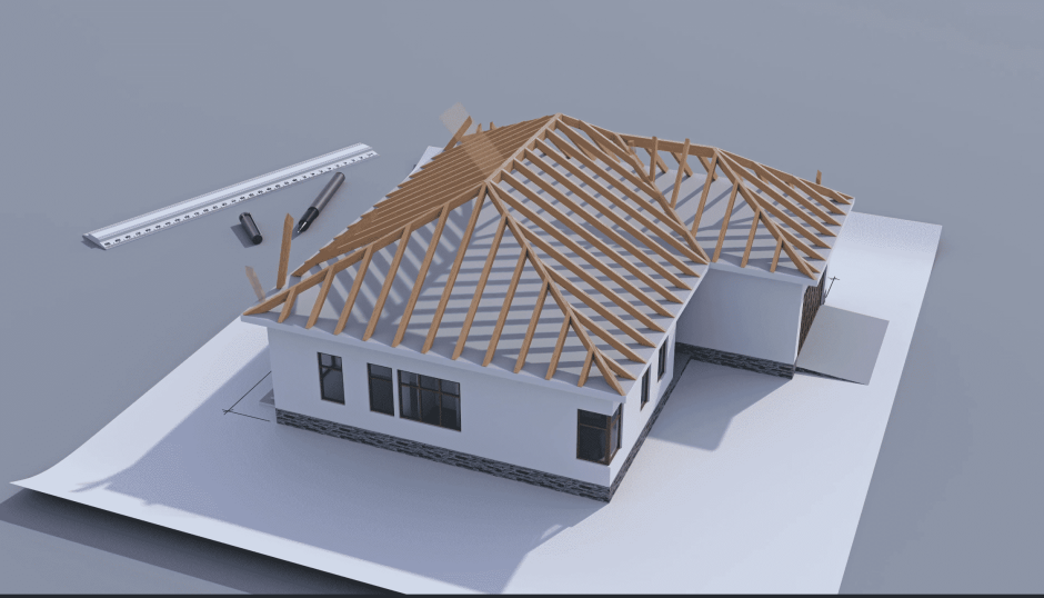 Полумансарда вальмовая