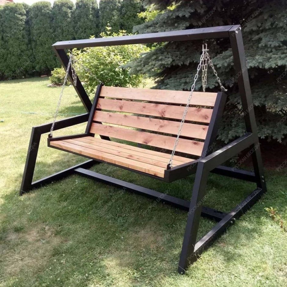 Качели из металла