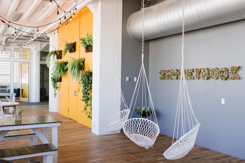 Качели в офисе