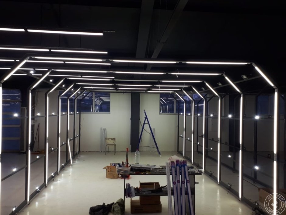 Освещение промышленных помещений